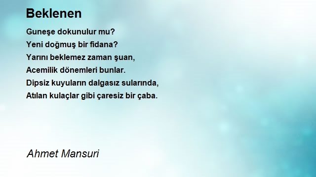 Ahmet Mansuri