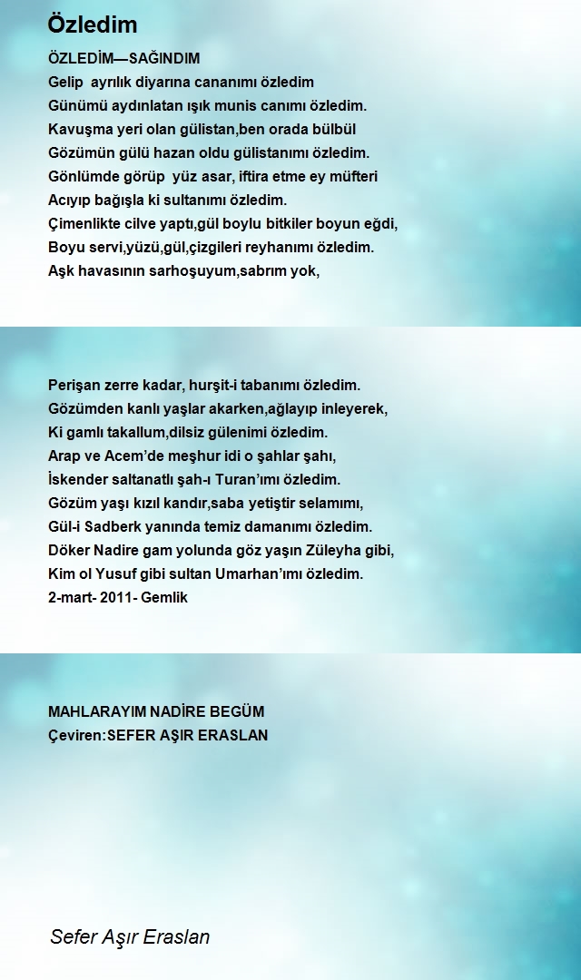 Sefer Aşır Eraslan