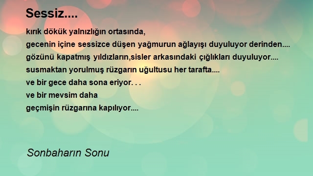 Sonbaharın Sonu