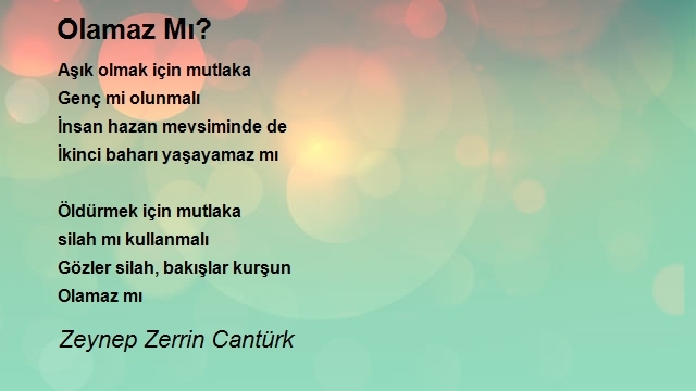 Zeynep Zerrin Cantürk