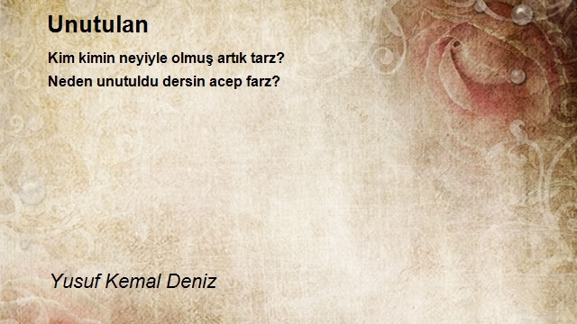 Yusuf Kemal Deniz