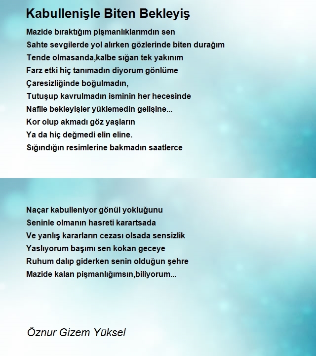 Öznur Gizem Yüksel