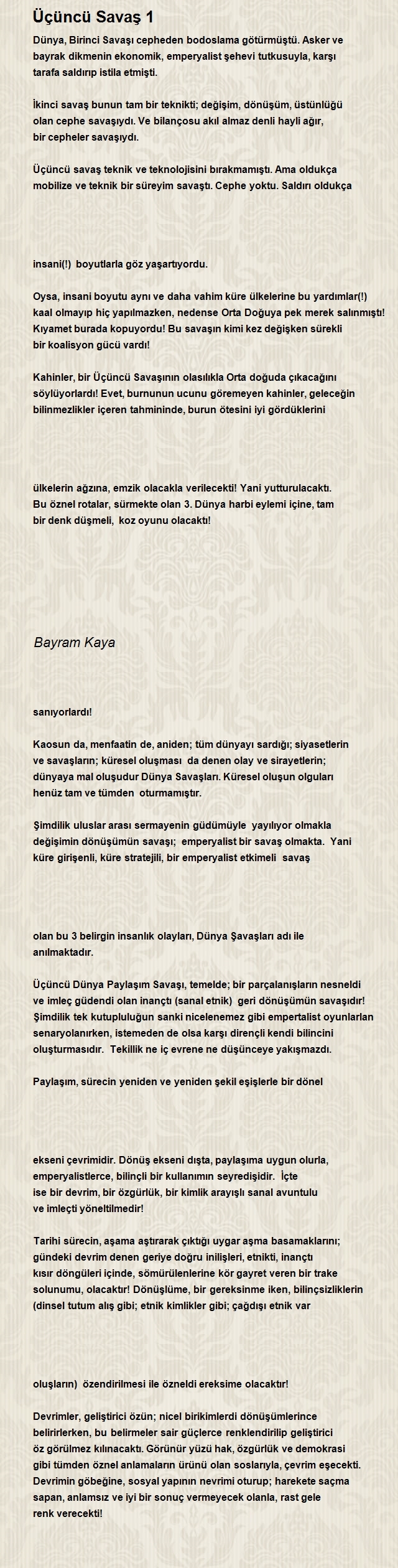 Bayram Kaya