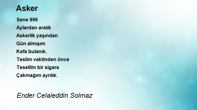 Ender Celaleddin Solmaz