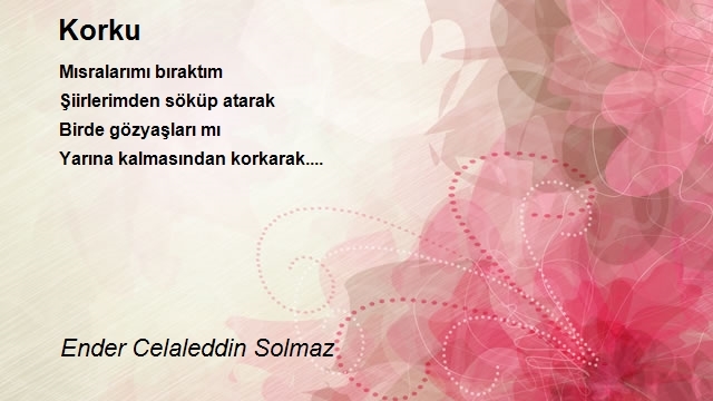 Ender Celaleddin Solmaz