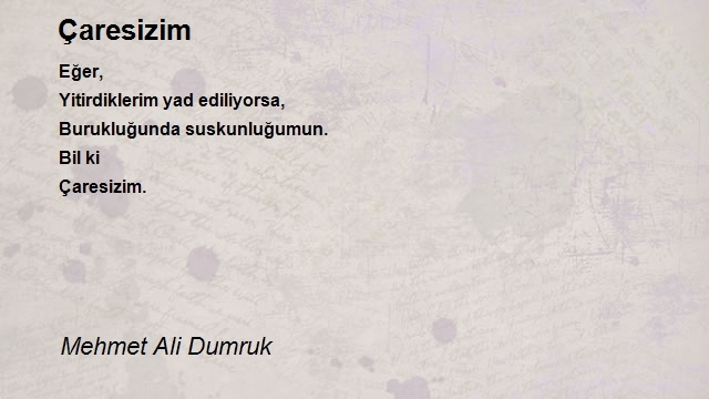 Mehmet Ali Dumruk