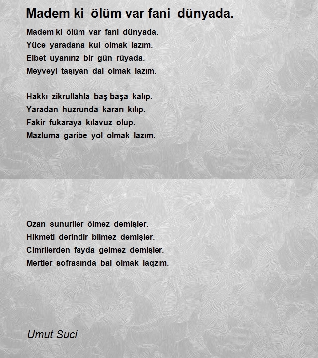 Umut Suci