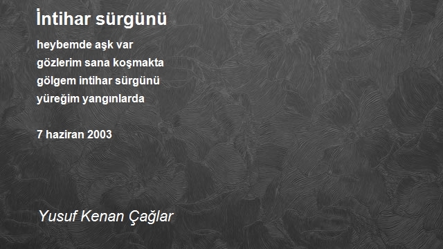 Yusuf Kenan Çağlar