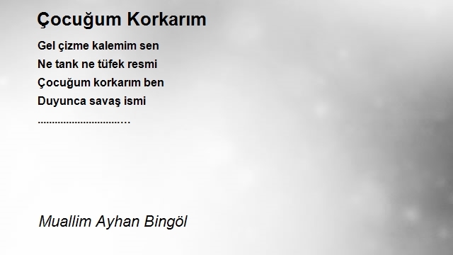 Muallim Ayhan Bingöl