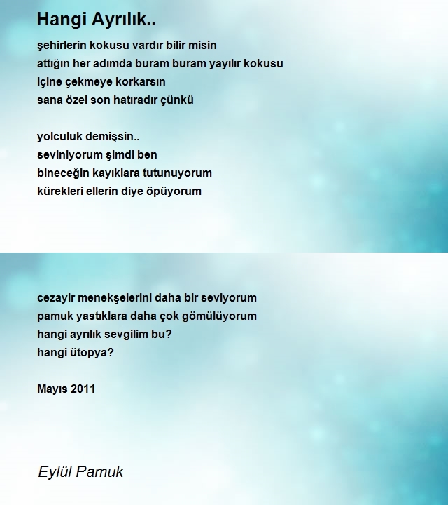 Eylül Pamuk