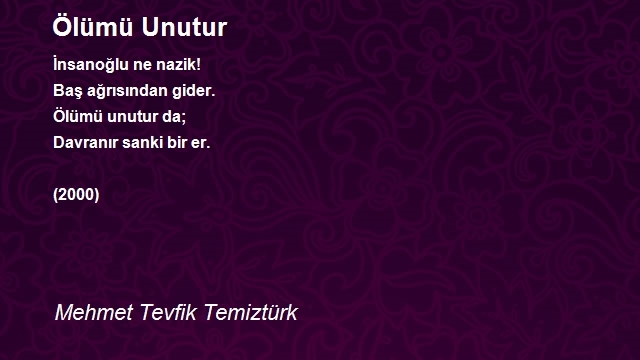 Mehmet Tevfik Temiztürk