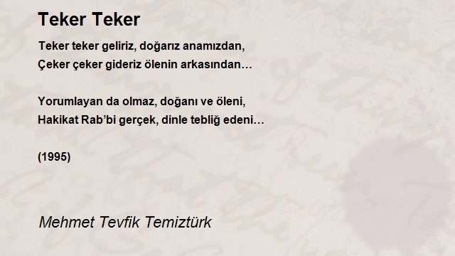 Mehmet Tevfik Temiztürk