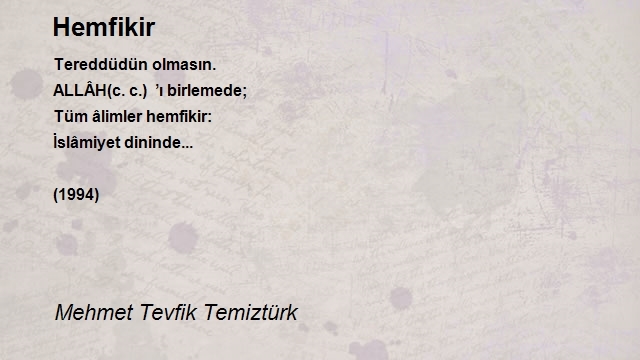 Mehmet Tevfik Temiztürk