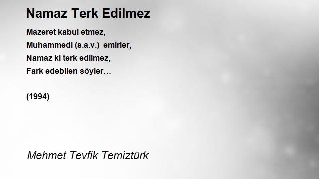 Mehmet Tevfik Temiztürk