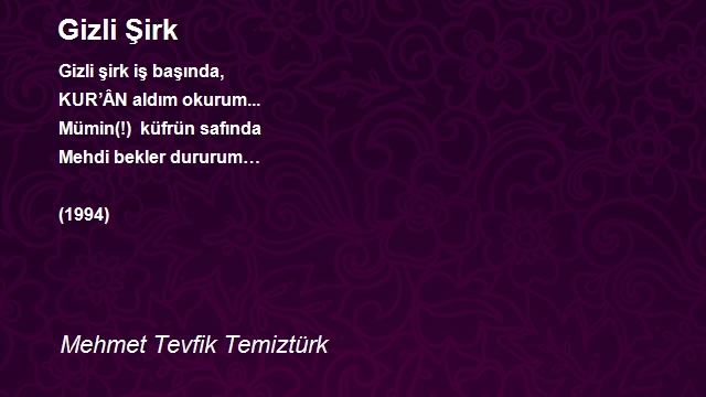 Mehmet Tevfik Temiztürk