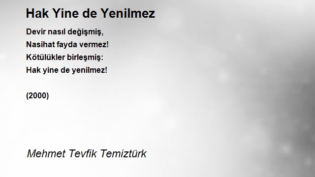 Mehmet Tevfik Temiztürk