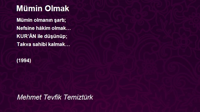 Mehmet Tevfik Temiztürk