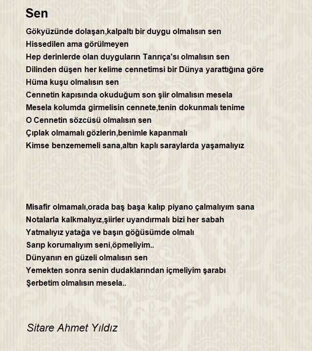 Sitare Ahmet Yıldız