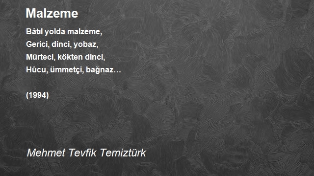 Mehmet Tevfik Temiztürk