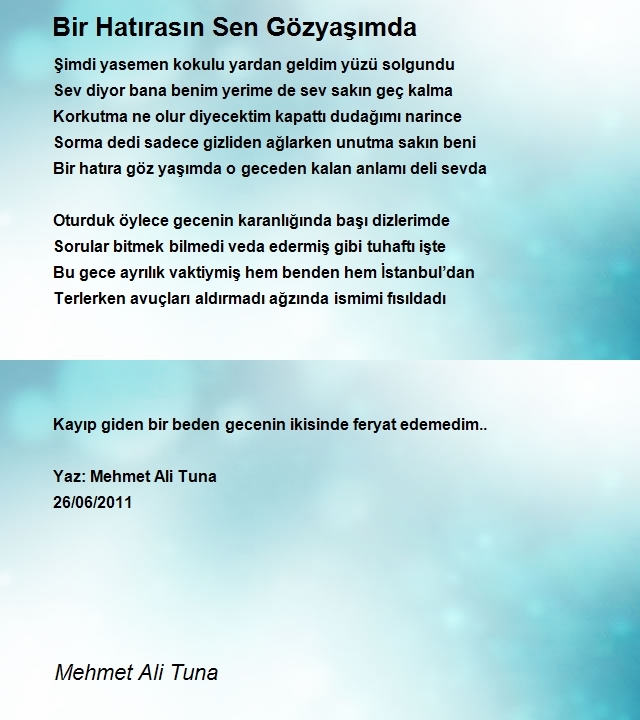 Mehmet Ali Tuna