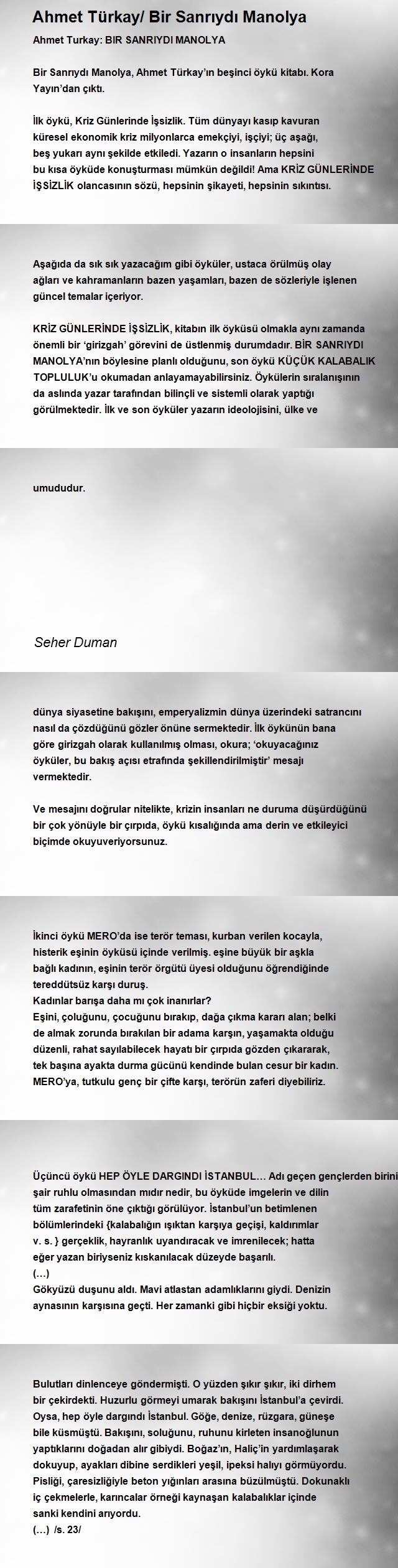 Seher Duman