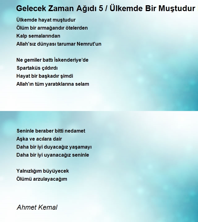 Ahmet Kemal