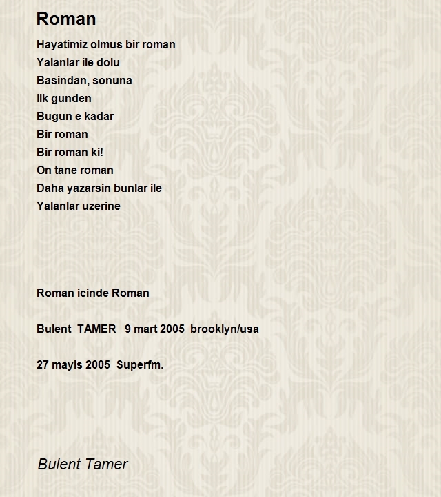 Bulent Tamer