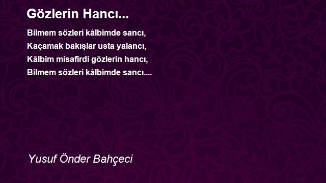 Yusuf Önder Bahçeci