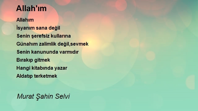 Murat Şahin Selvi 