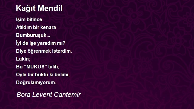 Bora Levent Cantemir