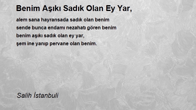 Salih İstanbuli