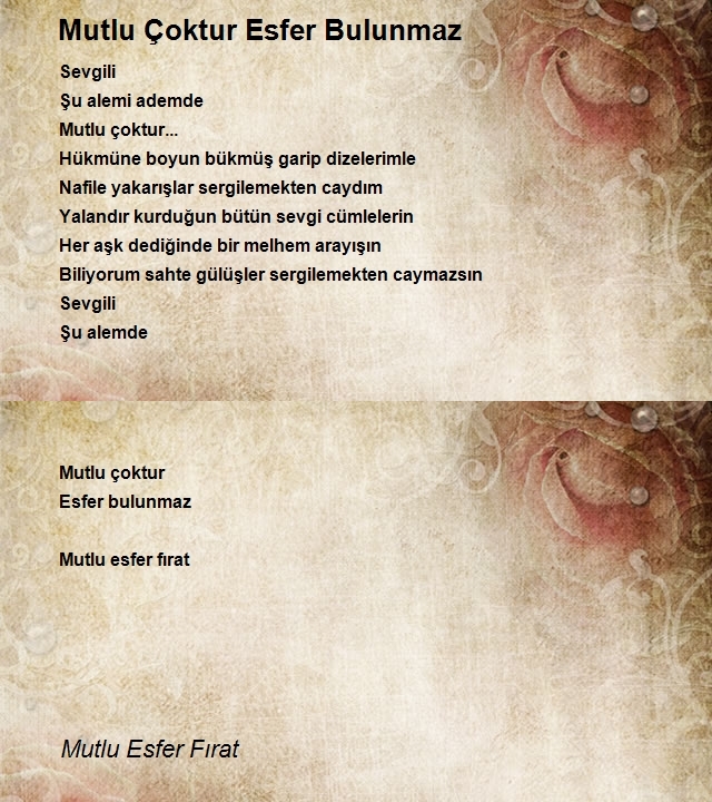 Mutlu Esfer Fırat