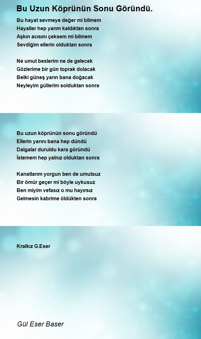 Gül Eser Baser