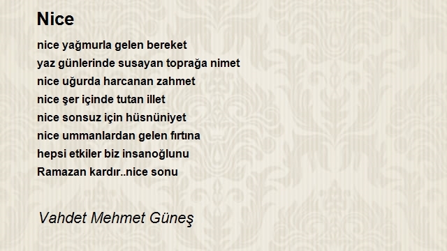 Vahdet Mehmet Güneş