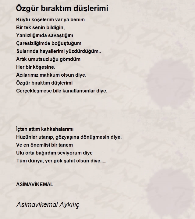 Asimavikemal Aykılıç