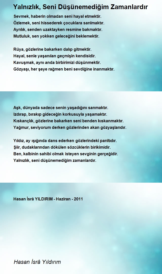 Hasan İsrâ Yıldırım