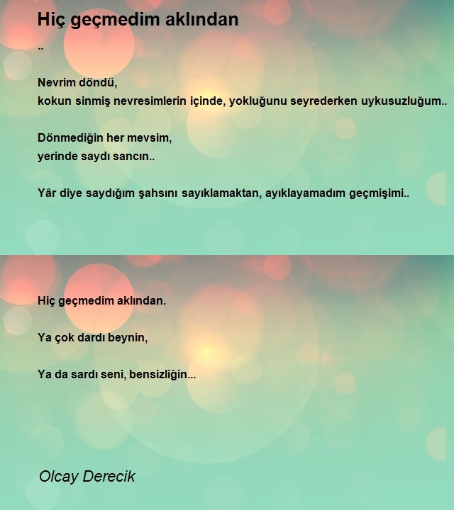 Olcay Derecik