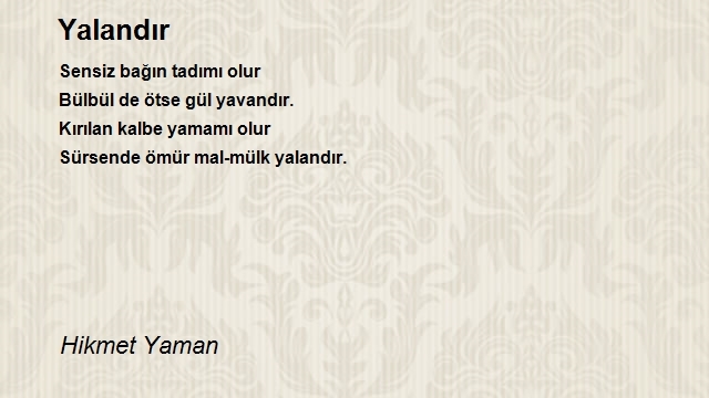 Hikmet Yaman