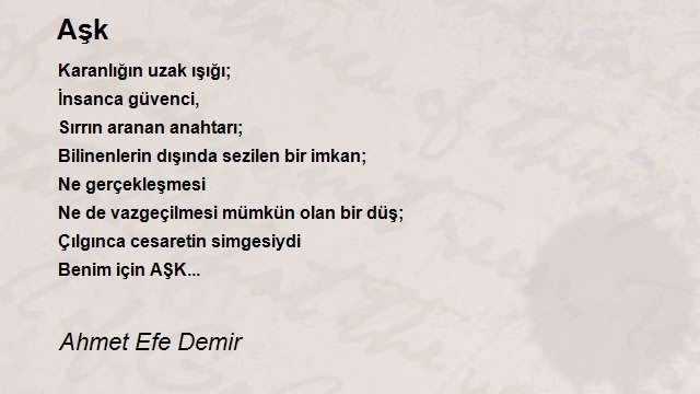 Ahmet Efe Demir