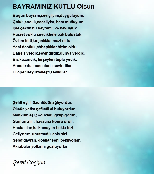 Şeref Coşğun