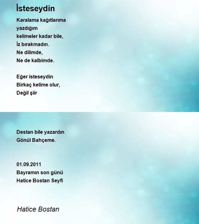 Hatice Bostan