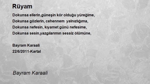 Bayram Karaali