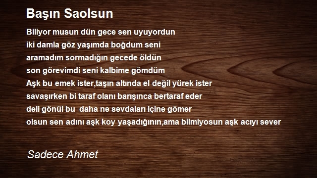 Sadece Ahmet