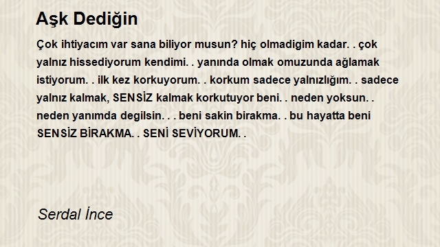 Serdal İnce