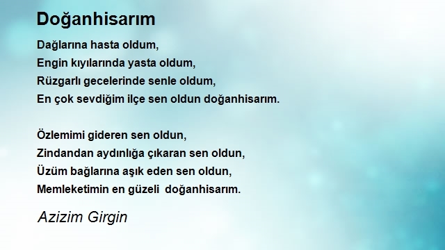 Azizim Girgin