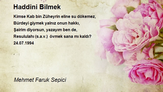 Mehmet Faruk Sepici