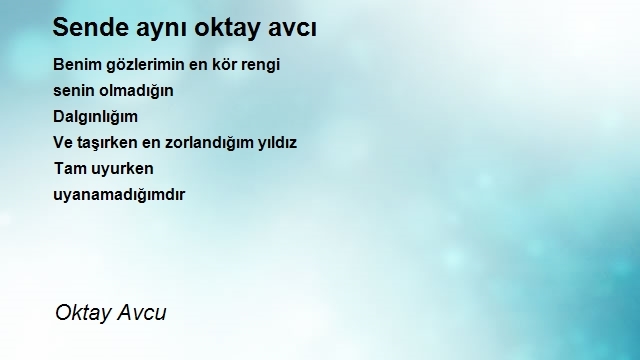 Oktay Avcu