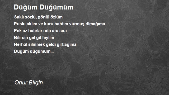 Onur Bilgin