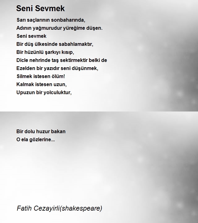 Fatih Cezayirli(shakespeare)