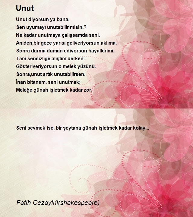 Fatih Cezayirli(shakespeare)